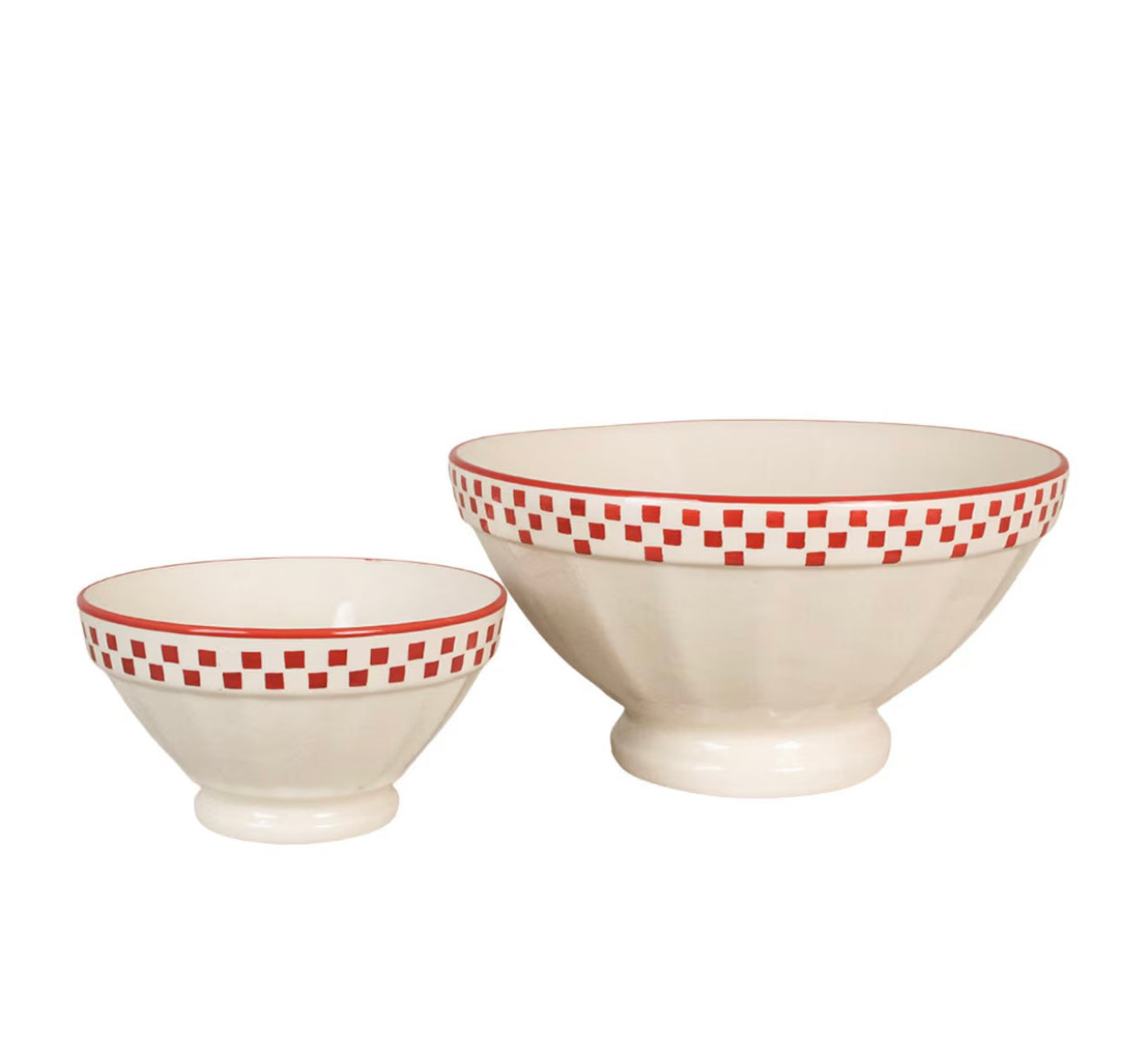 Skål Marion Ruta Röd Mellan Strömshaga