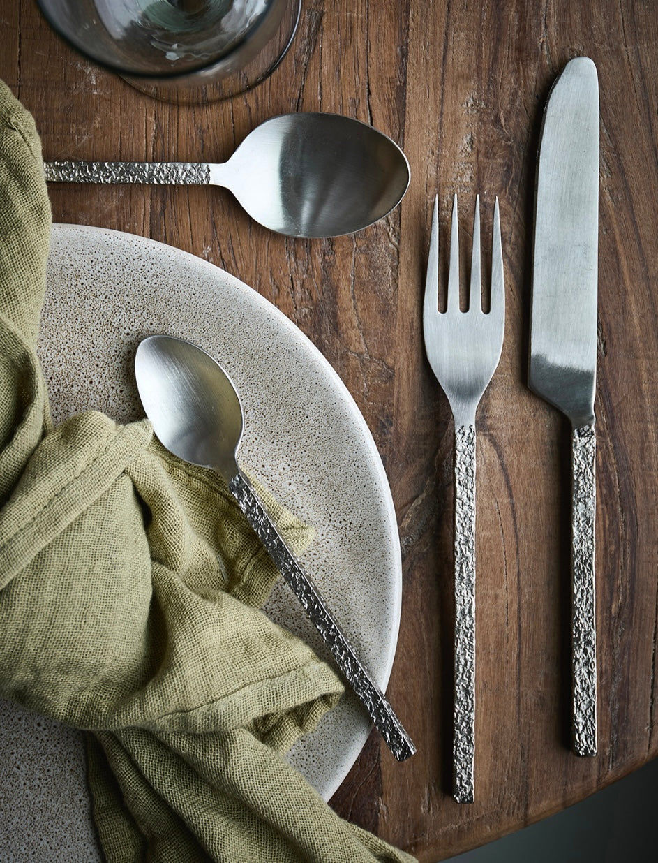 ALVA Gaffel, Silverfärgad 12pack Affari of sweden