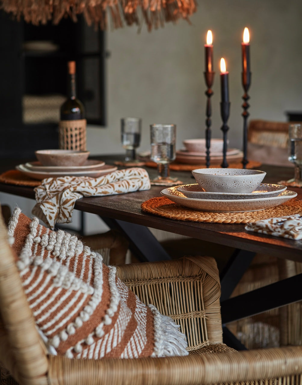 ELINA Tallriksunderlägg, Orange Affari of sweden