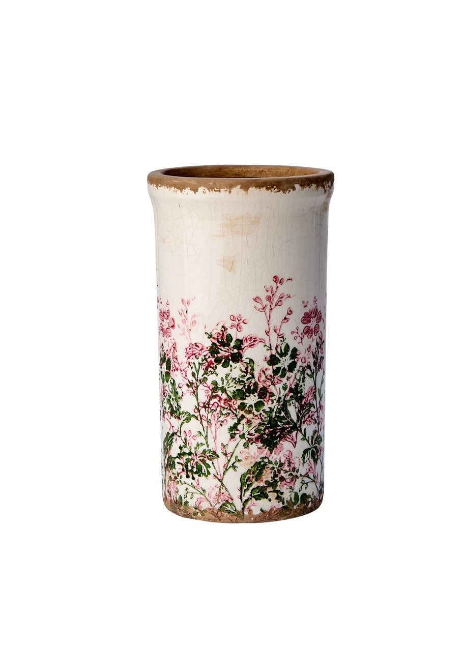 SPRING Vas, Vit/grön/rosa Affari of sweden