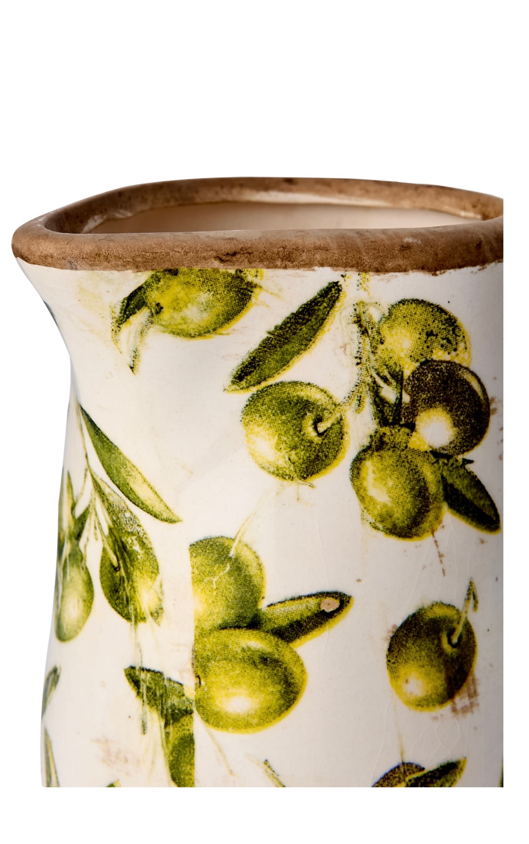 OLIVE Vas, Vit/grön Affari of sweden