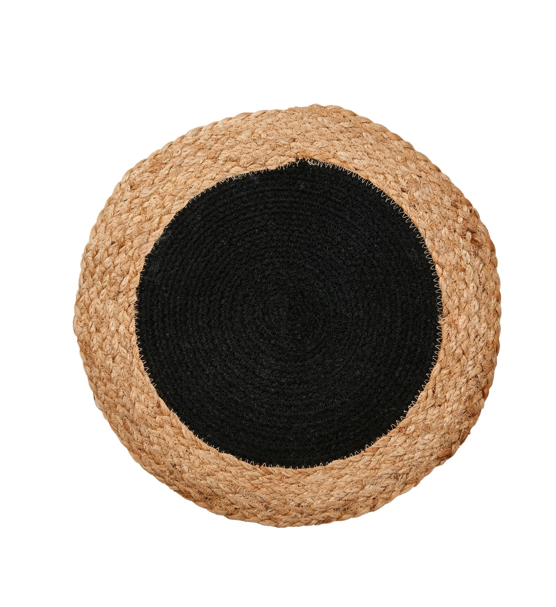 ELINA Tallriksunderlägg, Svart/natur Affari of sweden