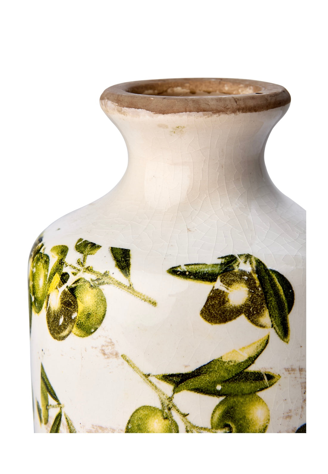 OLIVE Vas, Vit/grön Affari of sweden