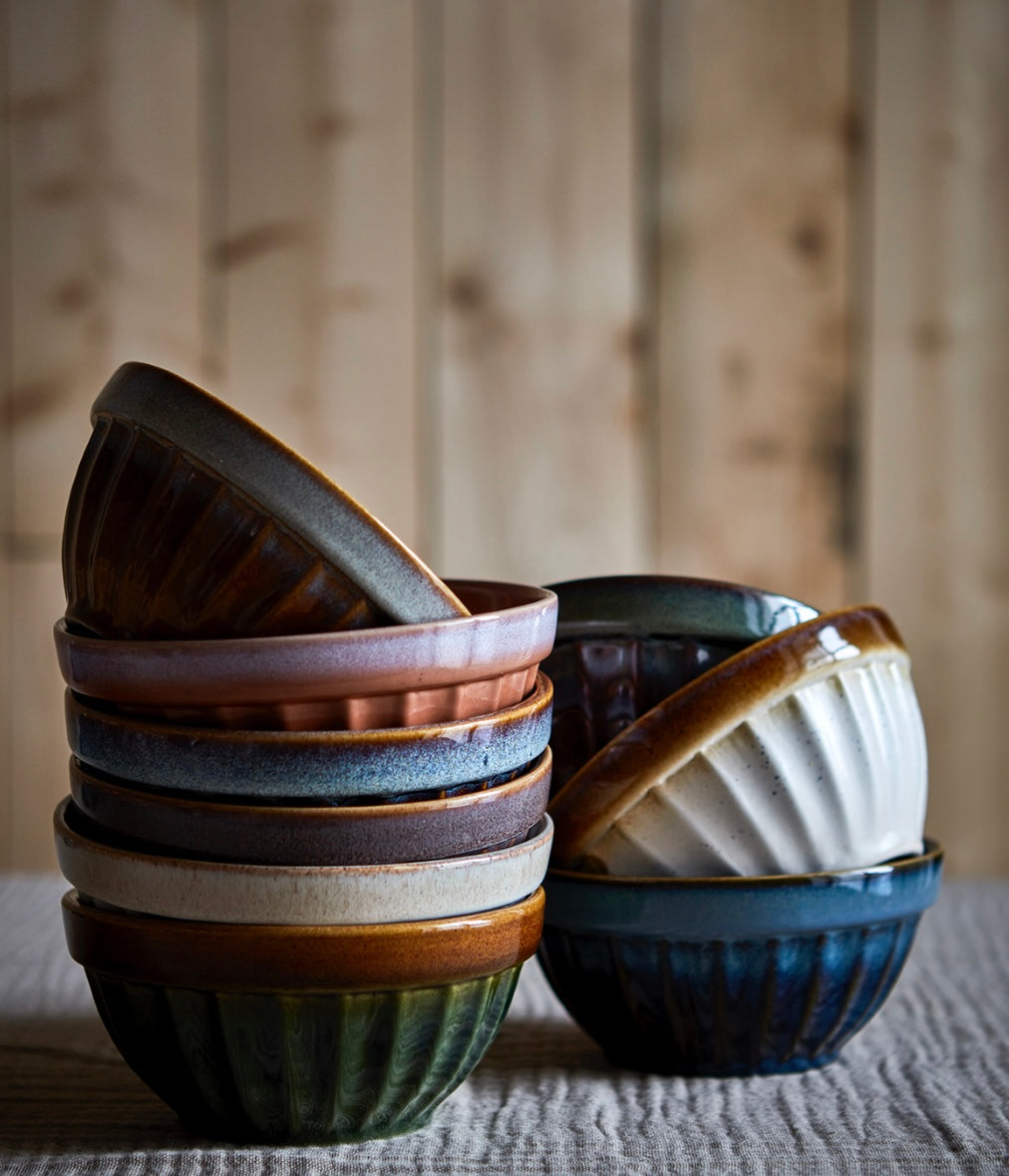 COSTA Skål L, Blå/flerfärgad Affari of sweden