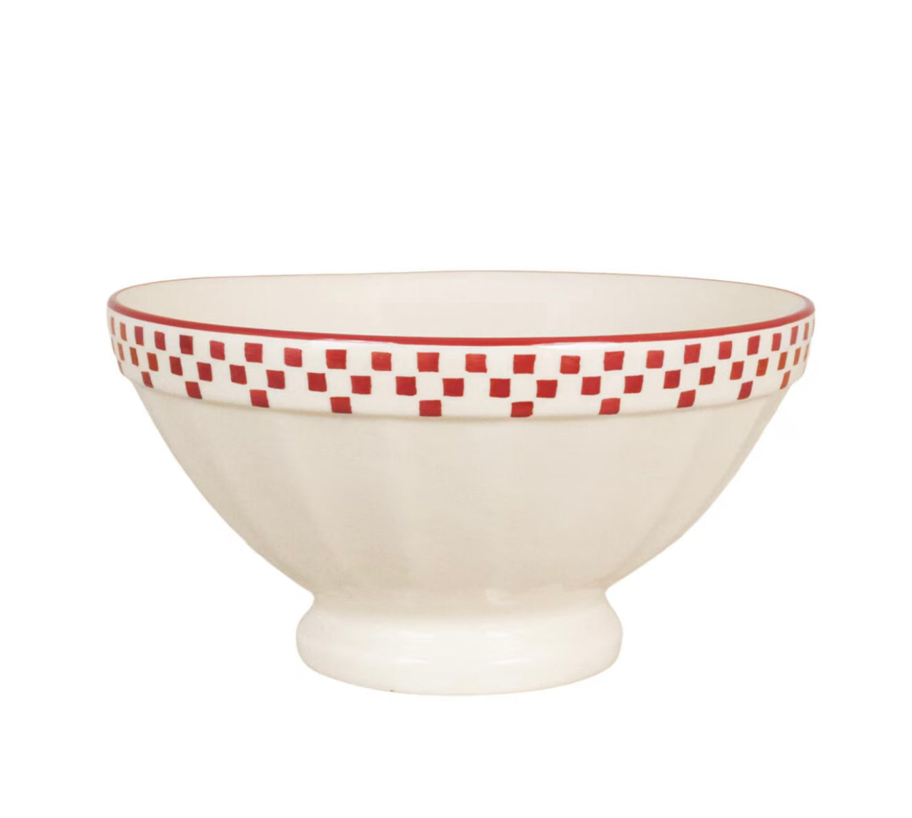 Skål Marion Ruta Röd Stor Strömshaga