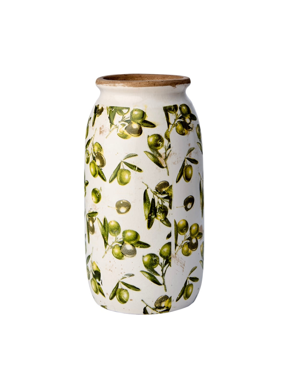 OLIVE Vas, Vit/grön Affari of sweden
