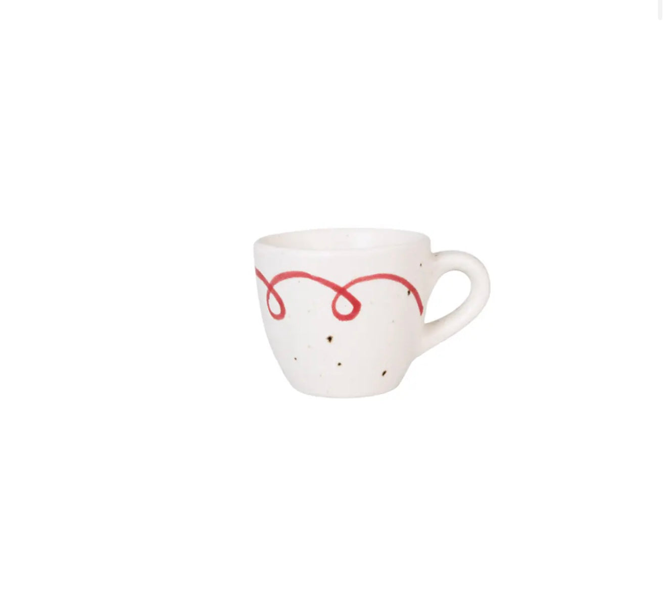 Espressokopp Viola Rosett Röd Strömshaga