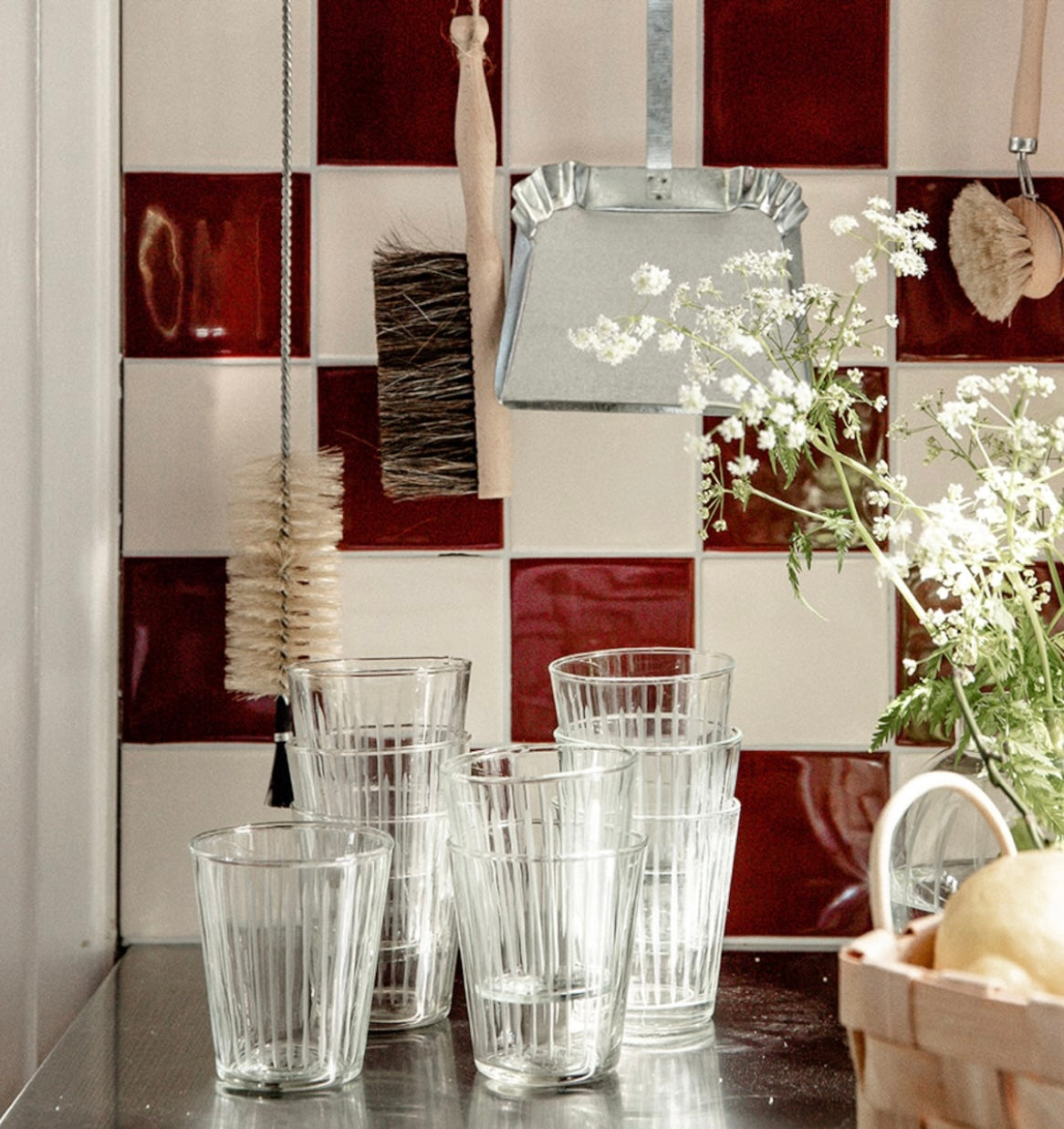 Dricksglas Stort Etsad Rand Strömshaga