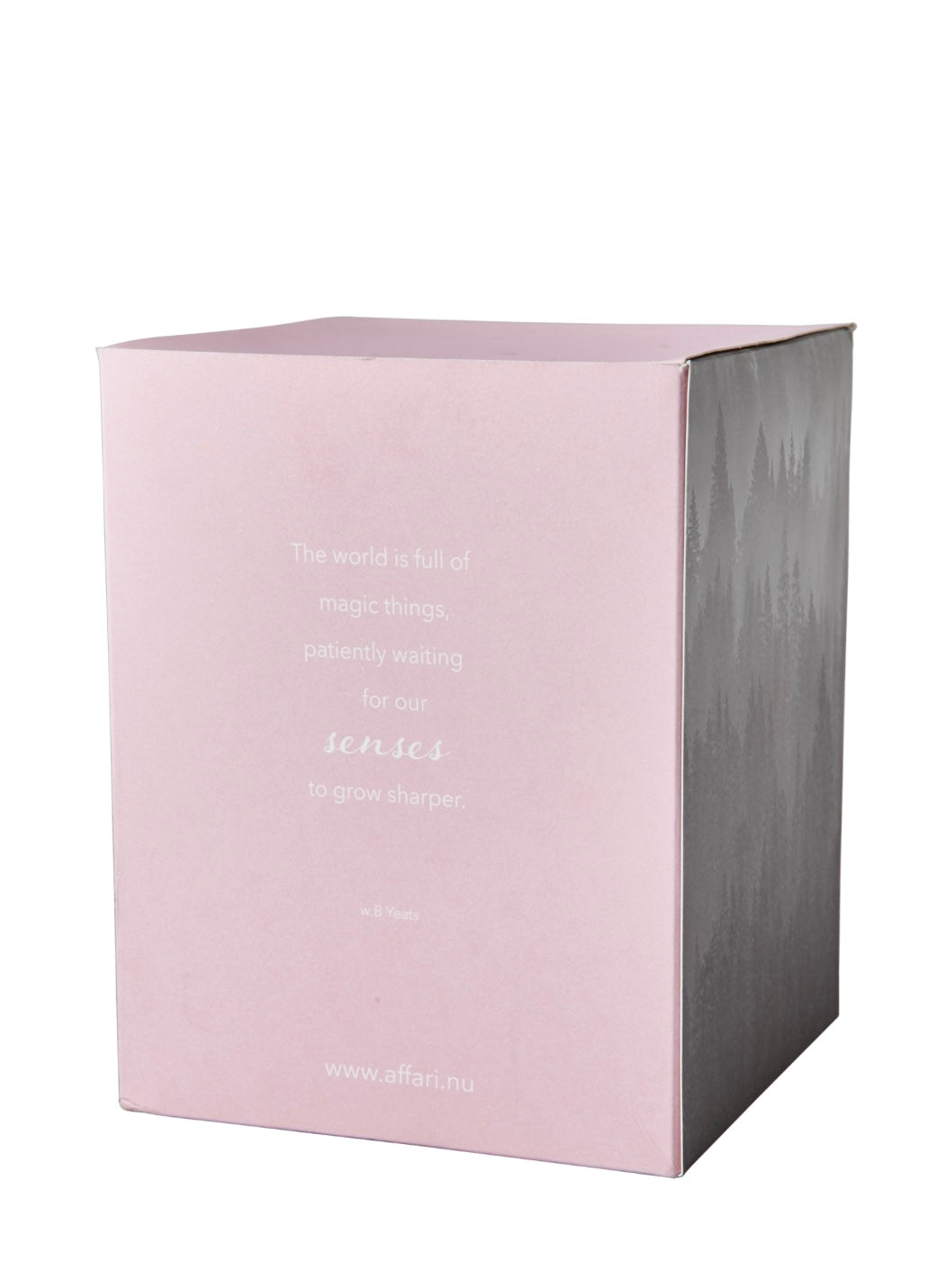 SENSE Doftljus med kupa Vanilla, Ljusrosa