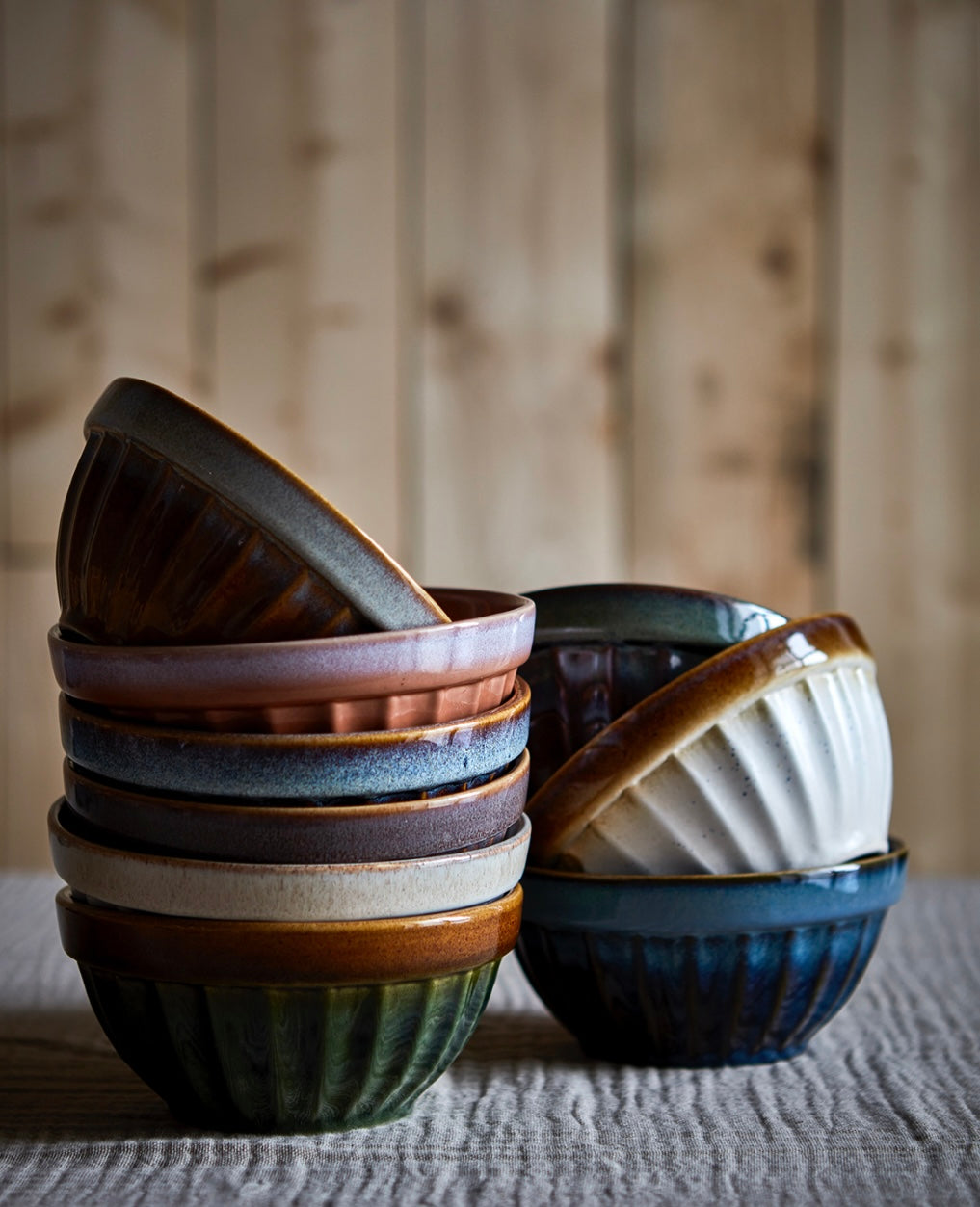 COSTA Skål L, Senapsgul/flerfärgad Affari of sweden