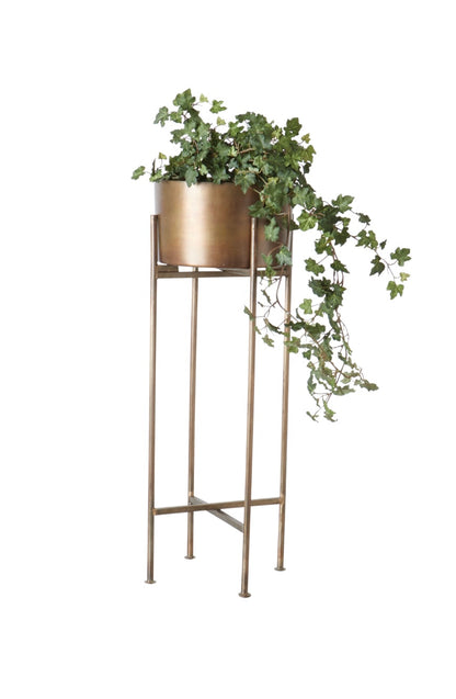 THOMAS Kruka på stativ, Mässingsfärgad Affari of sweden