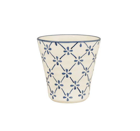 Lattemugg Marion Klöver Blå Strömshaga