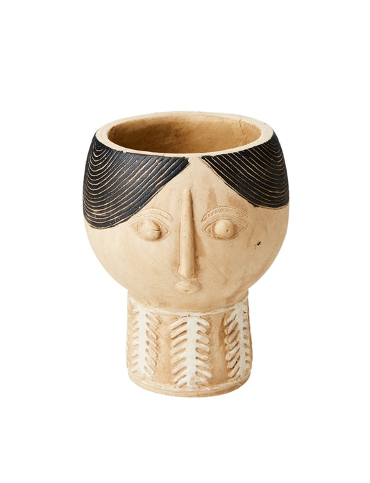 CAMILLE Kruka S, Beige/svart Affari of sweden