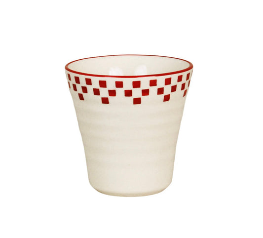 Lattemugg Marion Ruta Röd Strömshaga