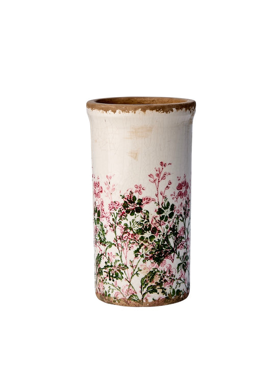 SPRING Vas, Vit/grön/rosa Affari of sweden