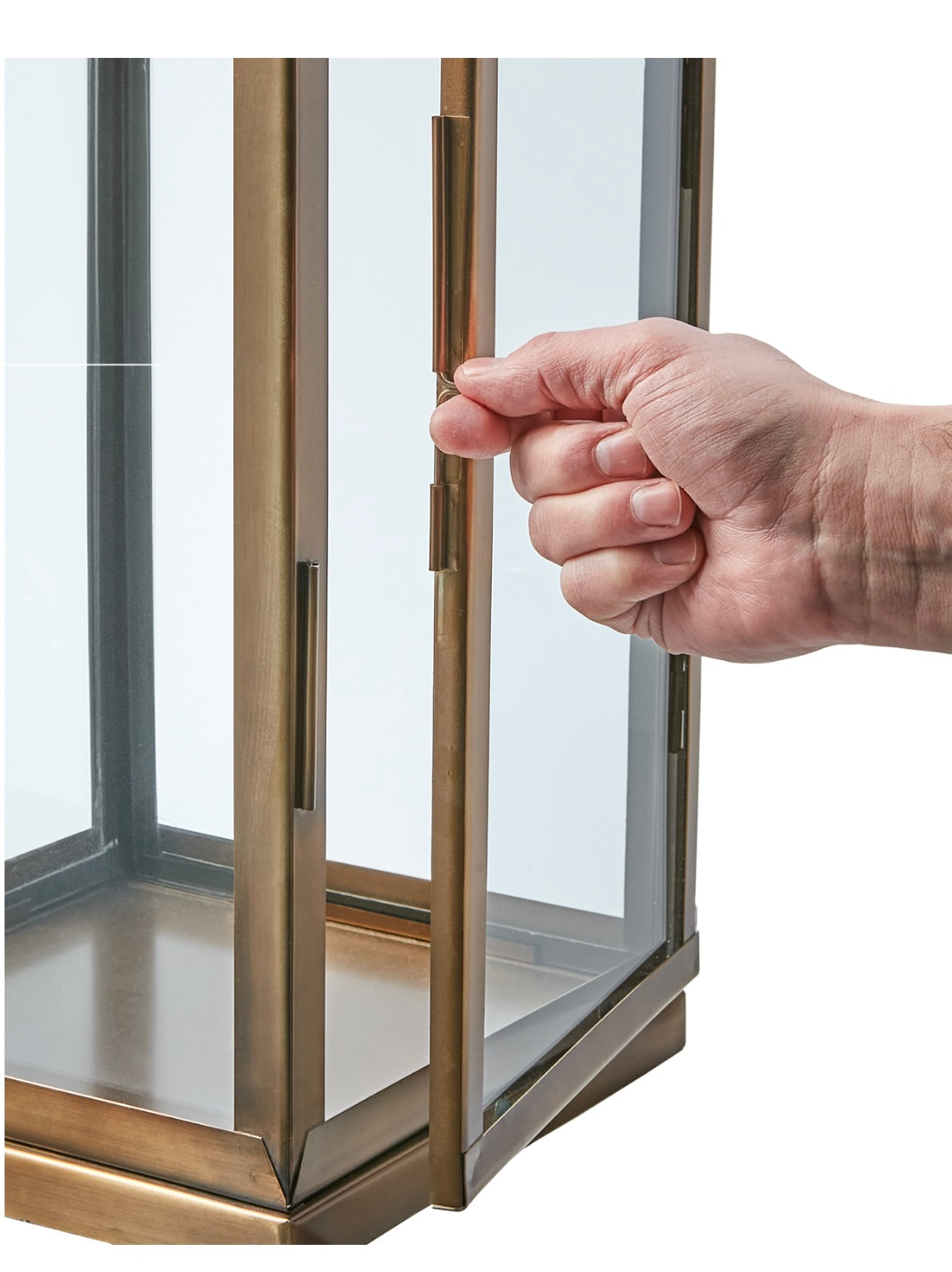 CLINTON Lykta L, Mässingsfärgad Affari of sweden