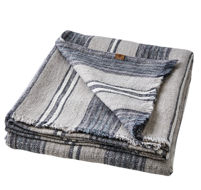 HILDA Filt/duk, Grå/blå Affari of sweden