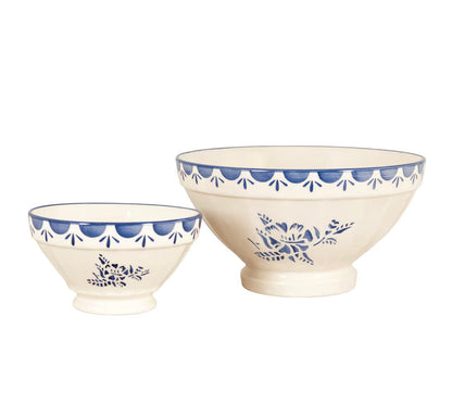 Skål Marion Blomma Blå Stor Strömshaga