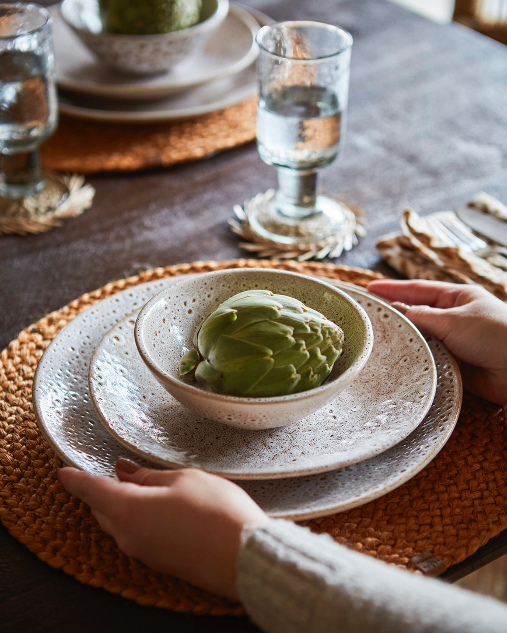 ELINA Tallriksunderlägg, Orange Affari of sweden