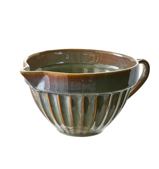 COSTA Skål med pip, Mörkgrön/brun Affari of sweden