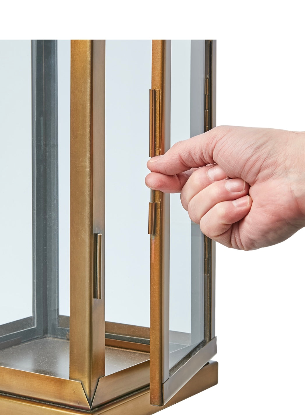 CLINTON Lykta M, Mässingsfärgad Affari of sweden