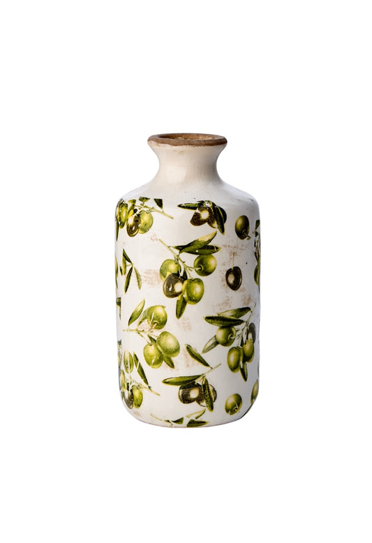 OLIVE Vas, Vit/grön Affari of sweden