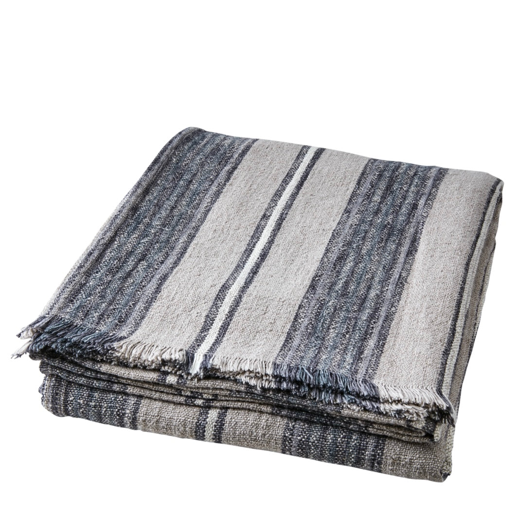 HILDA Filt/duk, Grå/blå Affari of sweden