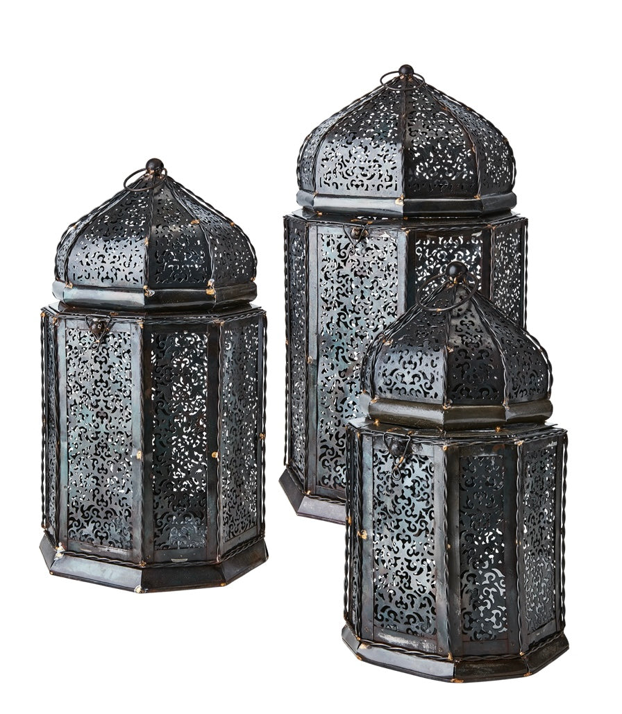 ORYX Lykta, set om 3, Svart Affari of sweden