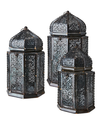 ORYX Lykta, set om 3, Svart Affari of sweden