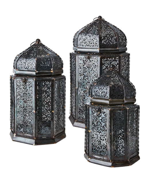 ORYX Lykta, set om 3, Svart Affari of sweden