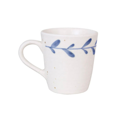 Mugg Viola Blad Blå Strömshaga