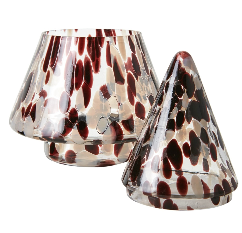 PARTY Skål med lock, Brun/beige/svart Affari of sweden