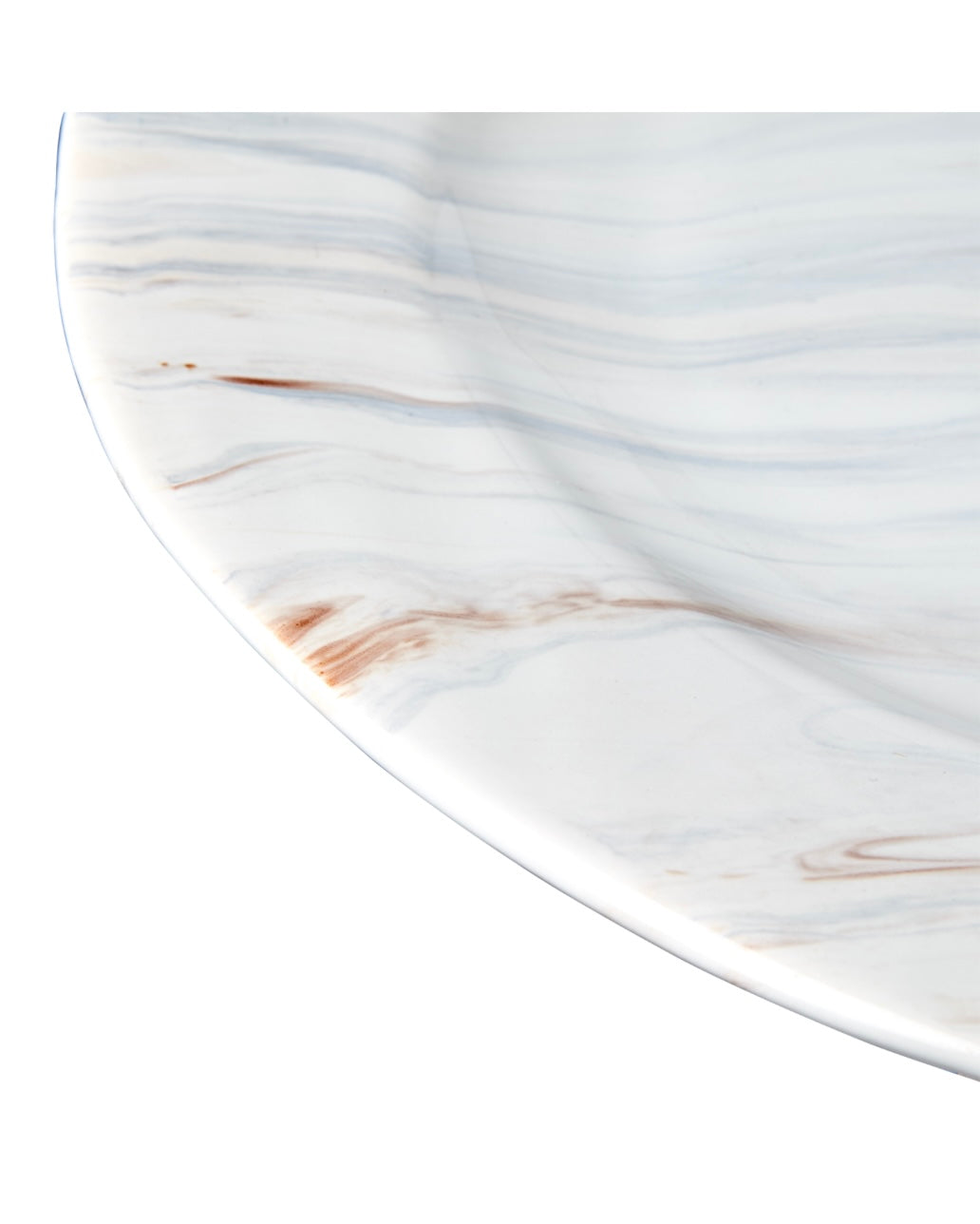 AMELIA Tallrik, Marmorerad 4-Pack  Affari of sweden