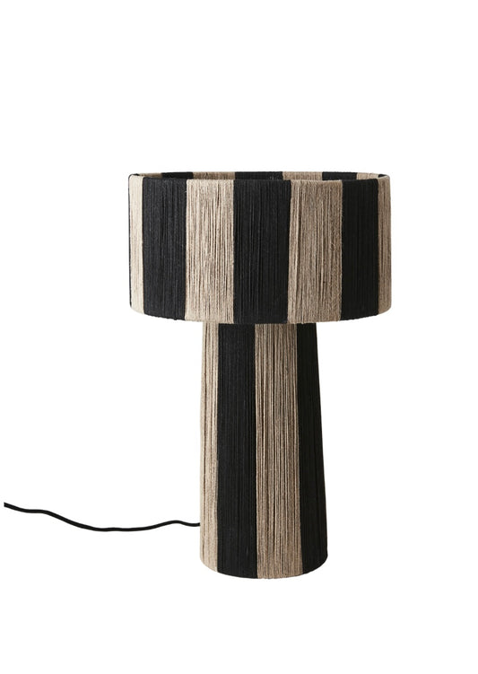 JULLAN Bordslampa M, Svart/natur Affari of sweden