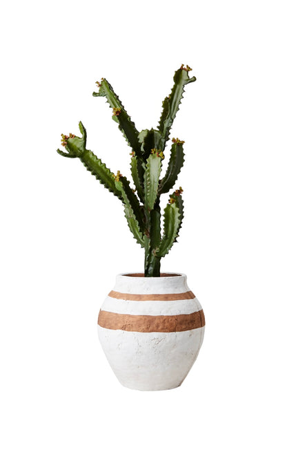 CAMILLE Kruka L, Vit/brun Affari of sweden