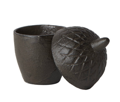 FREJ Skål med lock S, Brun/svart Affari of sweden