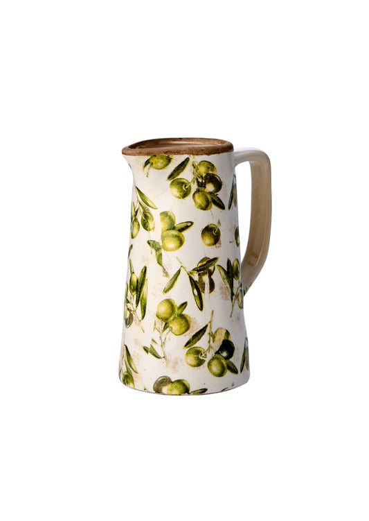 OLIVE Vas, Vit/grön Affari of sweden