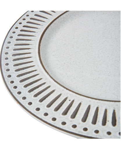 ANTONIA Tallrik, Grå/elfenben 6-Pack Affari of sweden