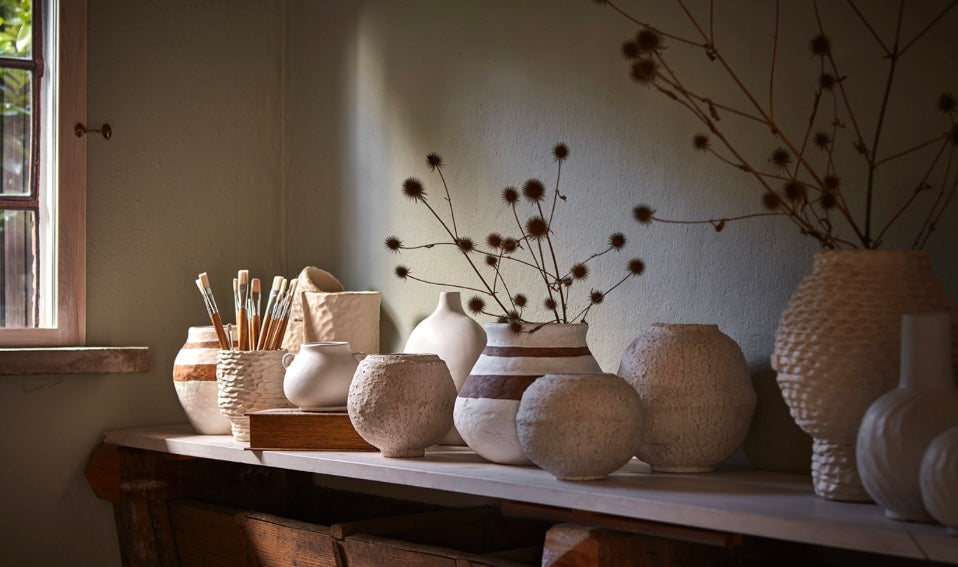 CAMILLE Kruka M, Vit/brun Affari of sweden