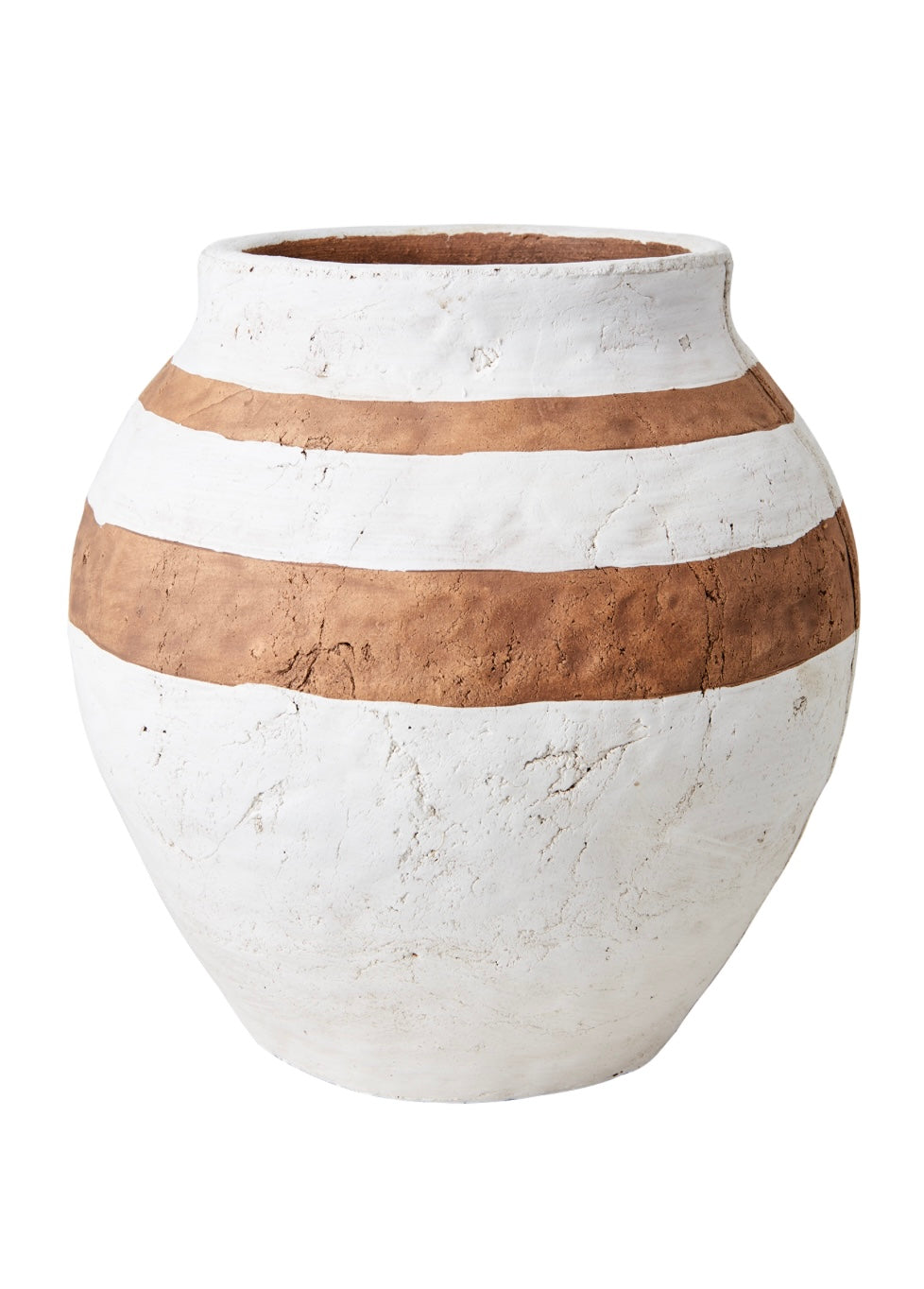 CAMILLE Kruka L, Vit/brun Affari of sweden