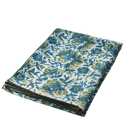 ZINNIA Bordsduk, Blå Affari of sweden