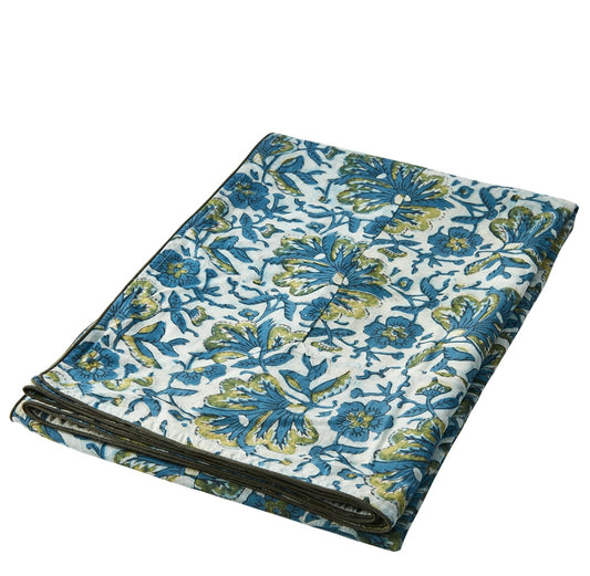 ZINNIA Bordsduk, Blå Affari of sweden