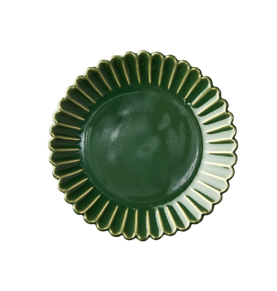 HULDA Tallrik, Grön 4-Pack Affari of sweden