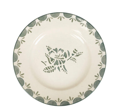 Assiett Marion Blomma Grön Strömshaga