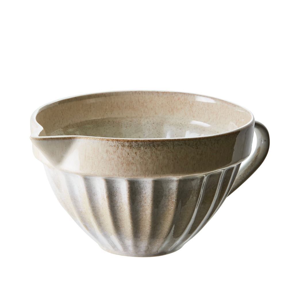 COSTA Skål med pip, Beige/flerfärgad Affari of sweden